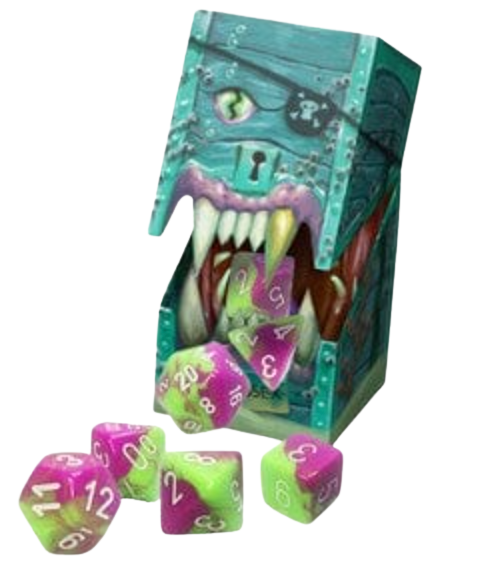 Chessex Hidden Wonders: Polyhedral 7-Die Blind Box Set (Pick 1 of 5 Box Styles!)