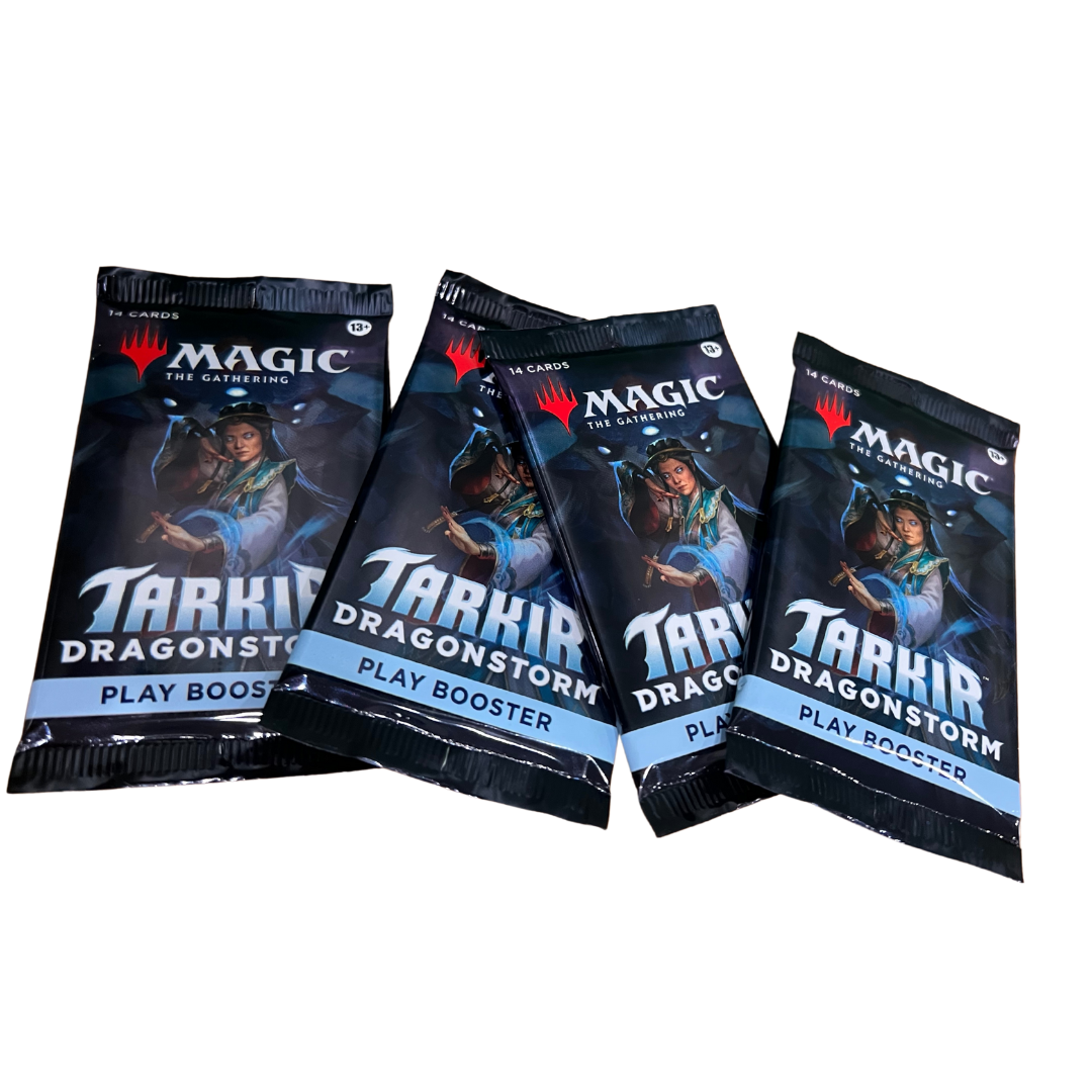 dragonstorm tarkir play booster box Magic: The Gathering Tarkir Dragonstorm Play Booster Pack (One Random)