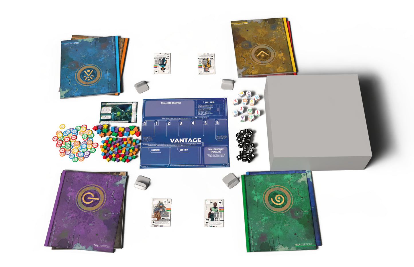 GAME RENTAL: Stonemaier’s Vantage & Game Accessories