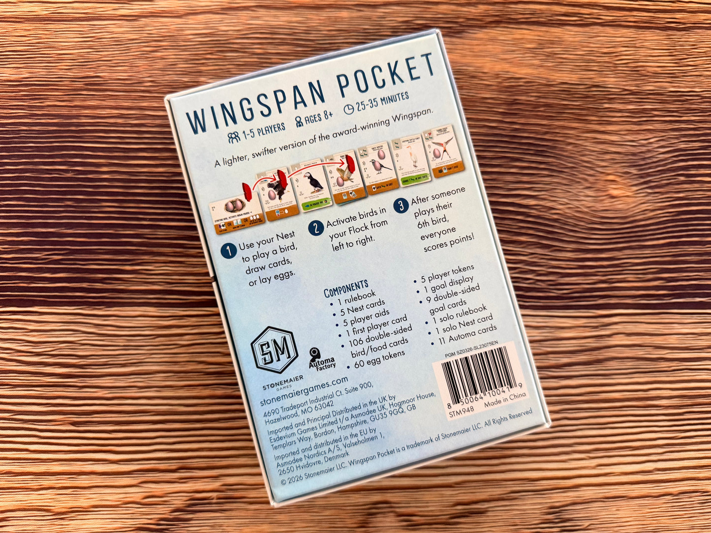 Wingspan Pocket