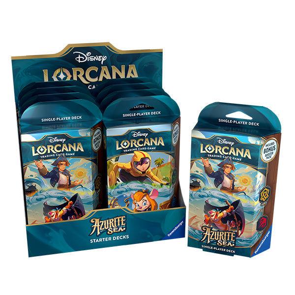 Disney Lorcana: Azurite Sea Starter Deck (Go Go Tomago / Gadget)
