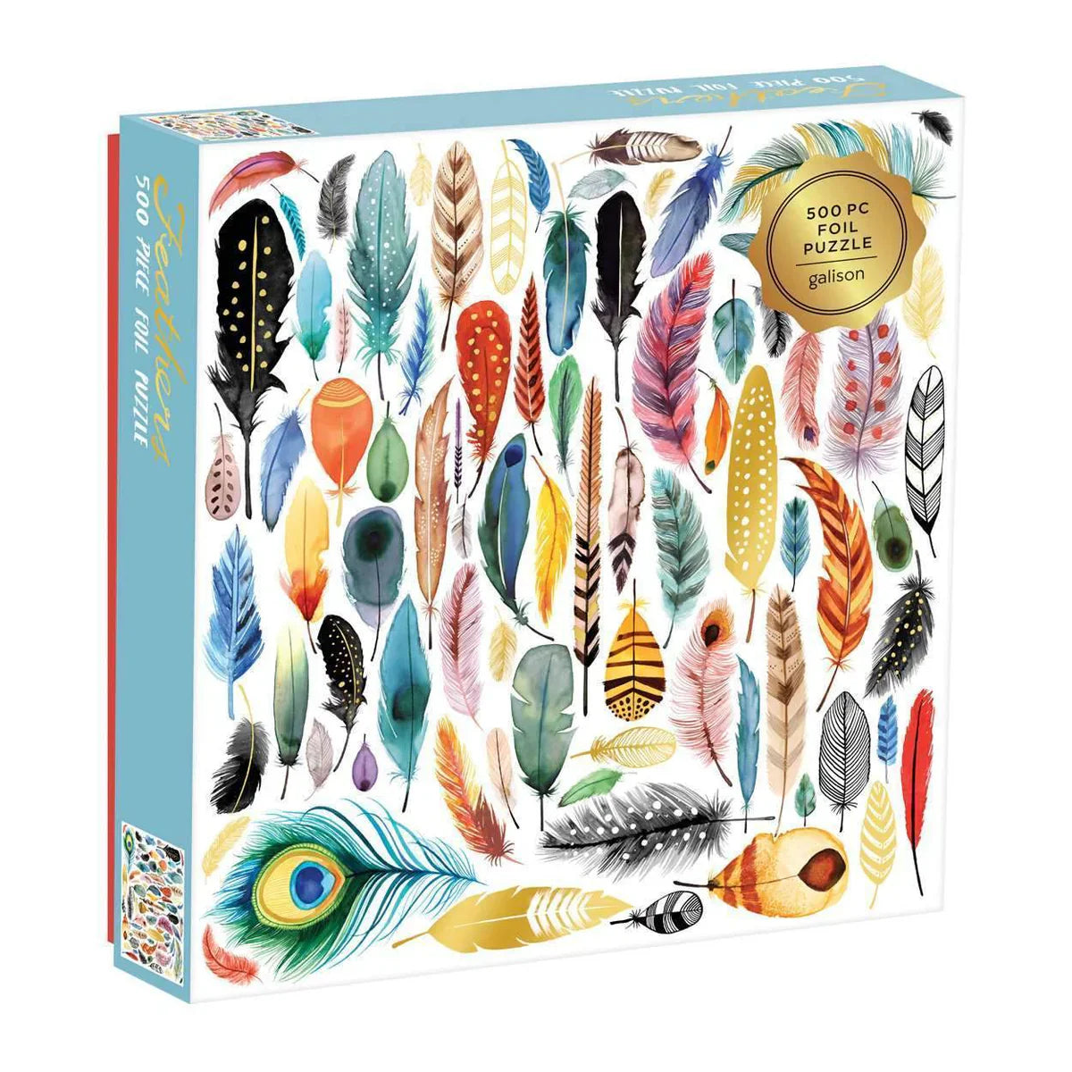 Foil Feathers 500 Piece Puzzle