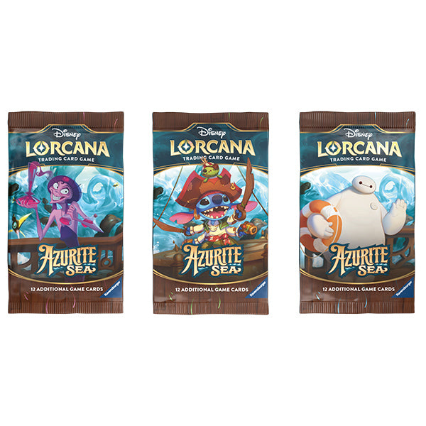Disney Lorcana: Azurite Sea Booster Pack (One Random)