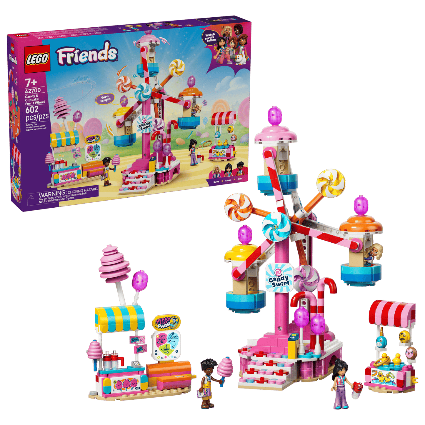 LEGO® Friends Candy & Cupcake Ferris Wheel 42700