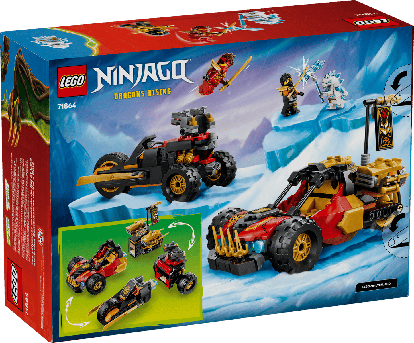 LEGO® Ninjago® Kai and Cole's Combiner Vehicles 71864