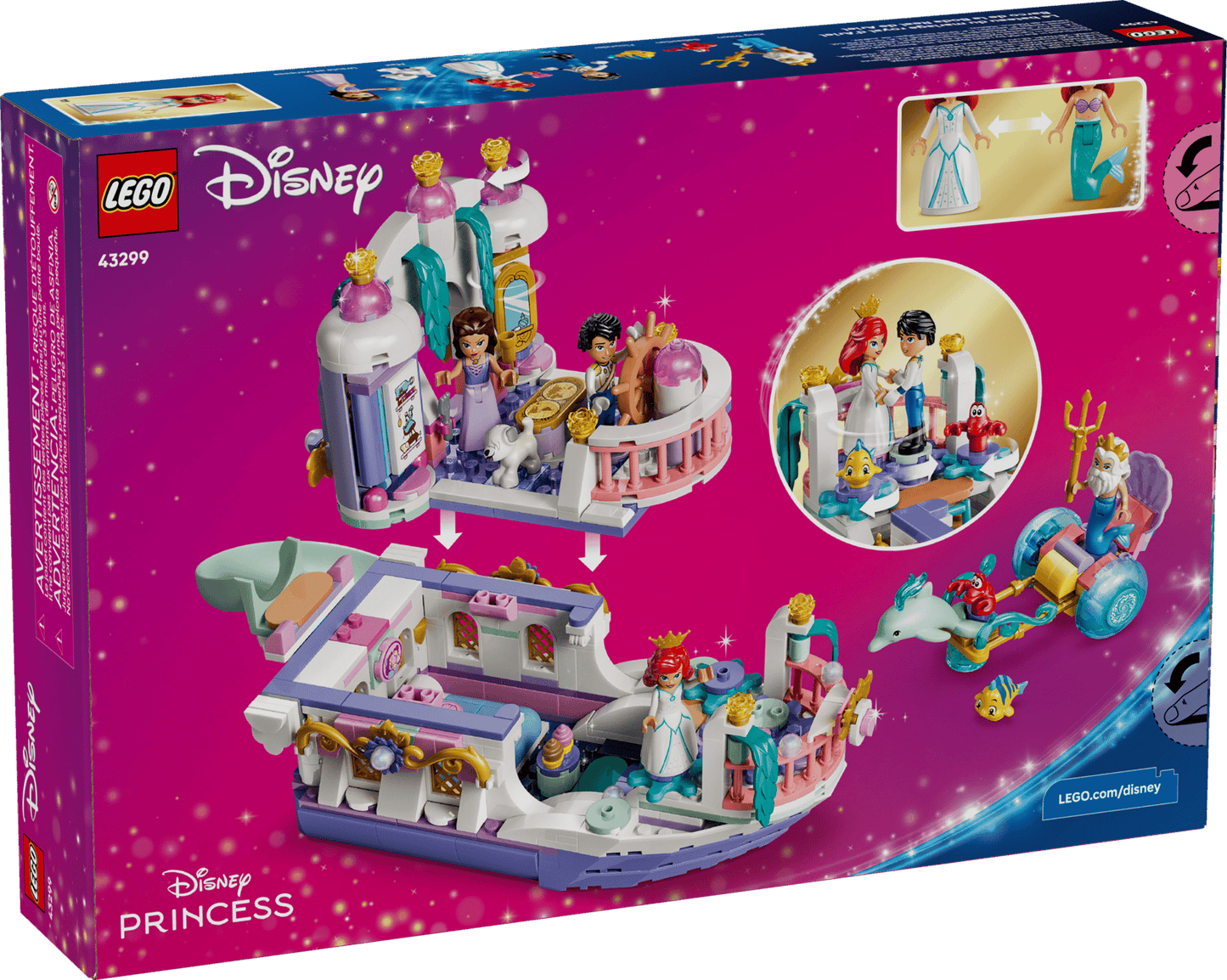 LEGO® Disney™ Princess Ariel's Royal Wedding Boat 43299