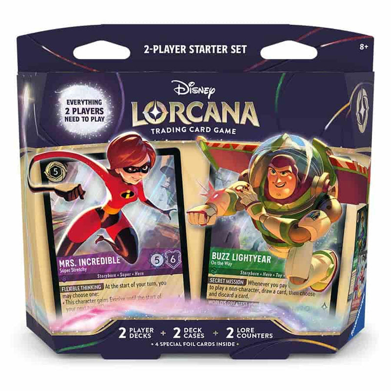 Disney Lorcana Wilds Unknown 2-Player Starter Deck Elastigirl Buzz