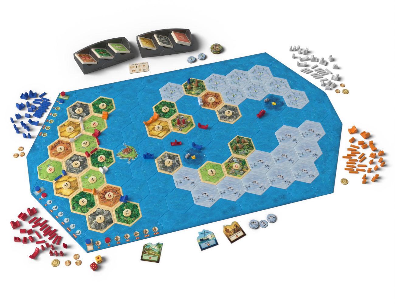 GAME RENTAL: Catan Explorers and Pirates Expansion