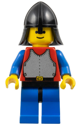 LEGO® Minifigure Breastplate - Red with Blue Arms, Blue Legs with Black Hips, Black Neck-Protector (cas198)