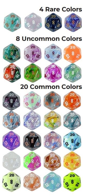 Chessex Hidden Wonders: Polyhedral 7-Die Blind Box Set (Pick 1 of 5 Box Styles!)