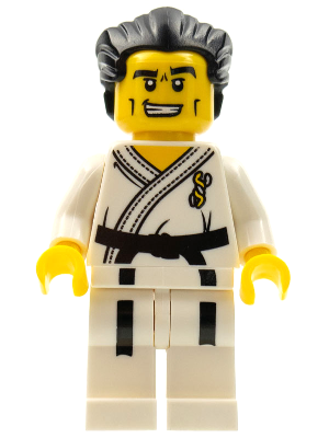 LEGO® Minifigure Karate Master, Series 2 (Minifigure Only without Stand and Accessories) (col030) - USED