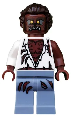 LEGO® Minifigure Werewolf, Series 4 (Minifigure Only without Stand and Accessories) (col060) Yellowed