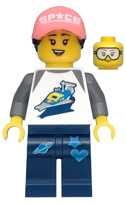LEGO® Minifigure Space Fan, Series 20 (Minifigure Only without Stand and Accessories) (col363)