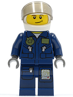 LEGO® Minifigure Police - LEGO City Undercover Elite Police Helicopter Pilot (cty0359)