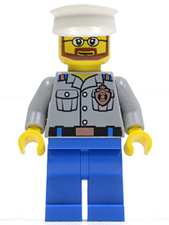 LEGO® Minifigure City Coast Guard City - Captain (cty0415) - Used