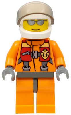 LEGO® Minifigure Coast Guard City - Pilot (cty0429) - Used