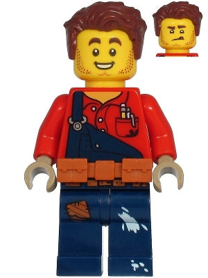 LEGO® Minifigure Harl Hubbs, Utility Belt (cty1074) - USED