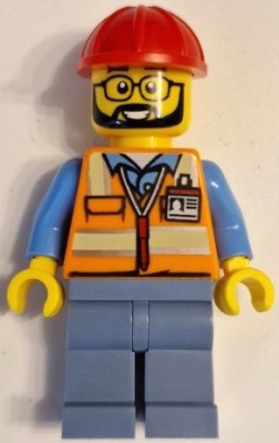 LEGO® Minifigure Construction Worker - Male (cty1603)