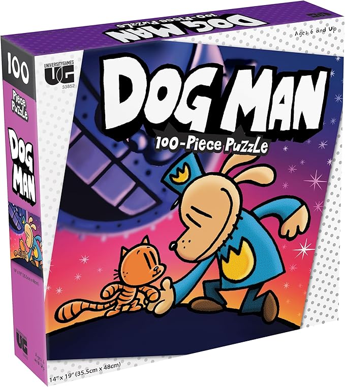 PUZZLE RENTAL: Dog Man Grime & Punishment- 100 Piece Puzzle