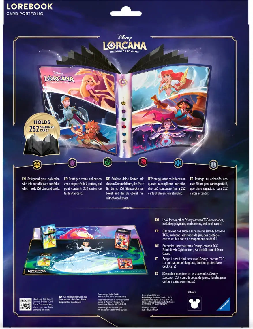 Lorcana TCG: Fabled 9-pocket Portfolio Fabled Princesses
