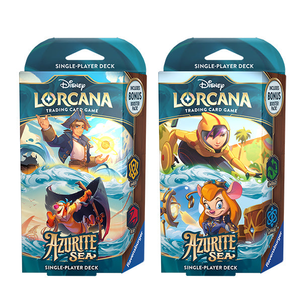 Disney Lorcana: Azurite Sea Starter Deck (Go Go Tomago / Gadget)