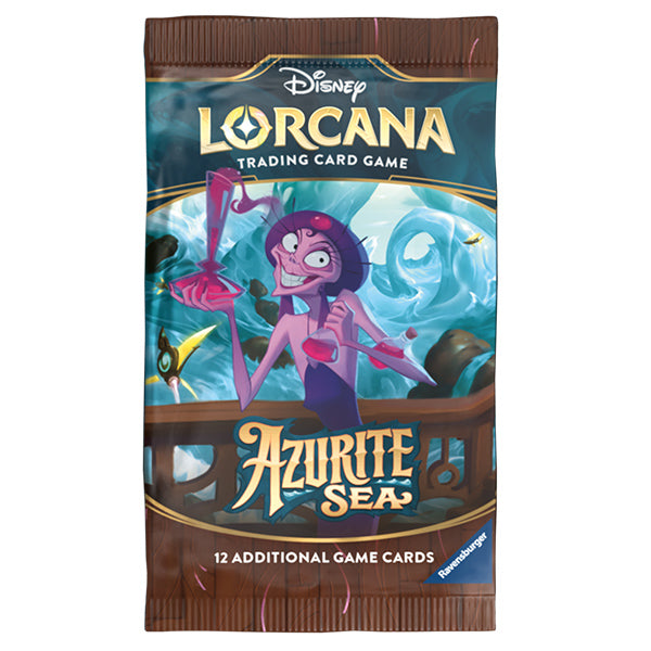 Disney Lorcana: Azurite Sea Booster Pack (One Random)