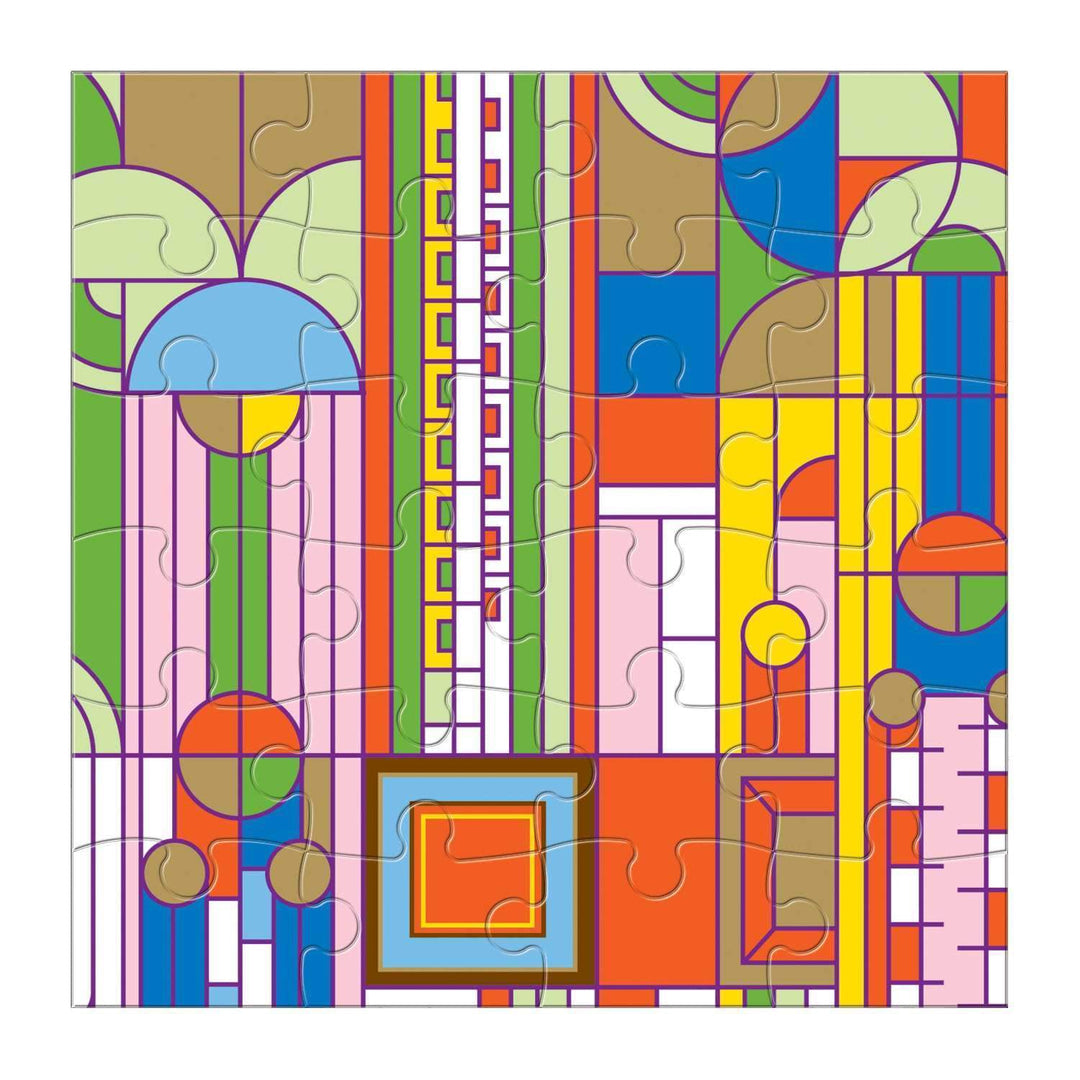 Frank Lloyd Wright Wooden Jigsaw Puzzle Set