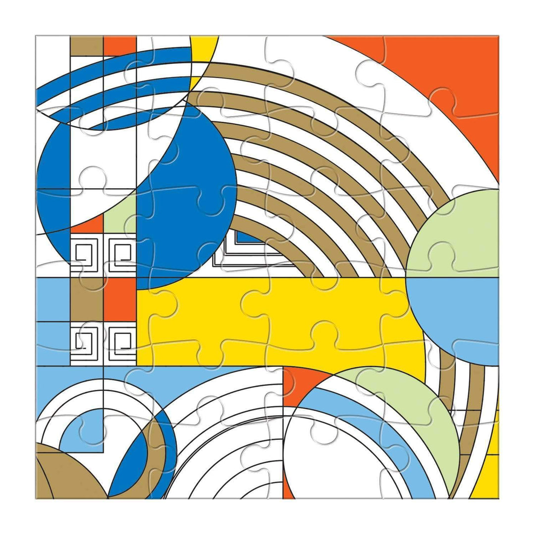 Frank Lloyd Wright Wooden Jigsaw Puzzle Set