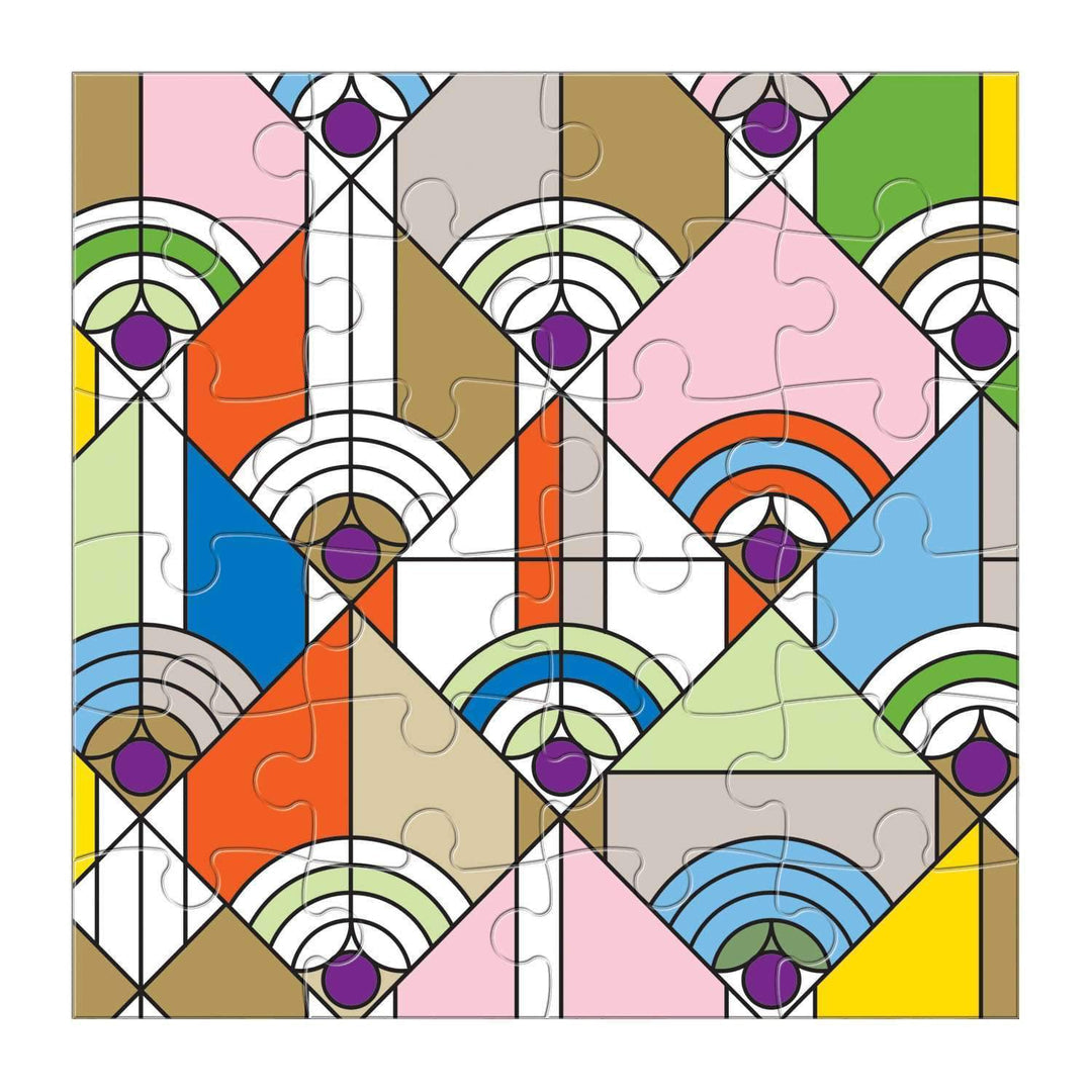 Frank Lloyd Wright Wooden Jigsaw Puzzle Set
