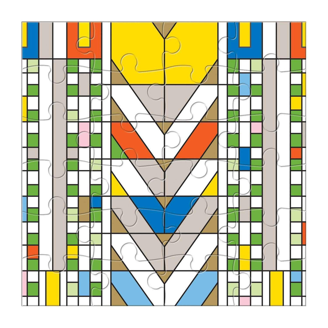Frank Lloyd Wright Wooden Jigsaw Puzzle Set