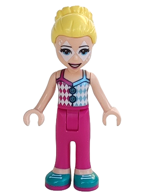 LEGO® Minifigure Friends Stephanie - White Diamonds Face Paint (frnd472)