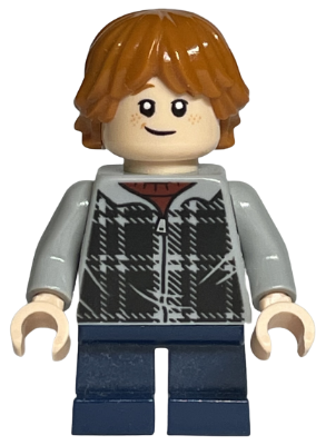 LEGO® Minifigure Ron Weasley - Plaid Hoodie (hp154) - USED