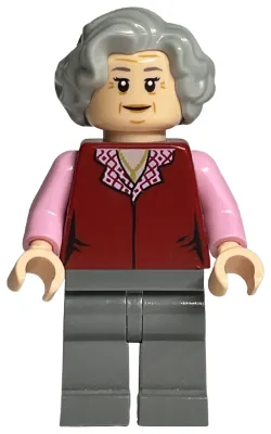 LEGO® Minifigure Trolley Witch - Dark Bluish Gray Legs (hp158)