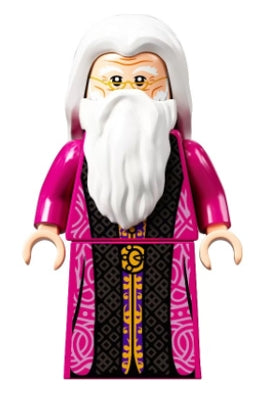 LEGO® Minifigure Albus Dumbledore - Magenta Robe, Skirt (hp303) - USED