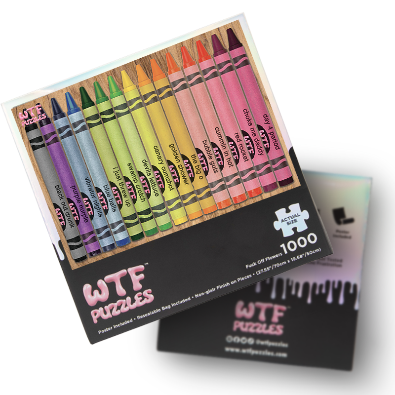 Colonoscopy Crayon 1000 Piece Puzzle