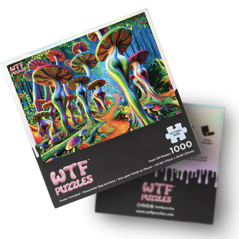 COMING SOON! Butt Shrooms 1000 Piece Puzzle