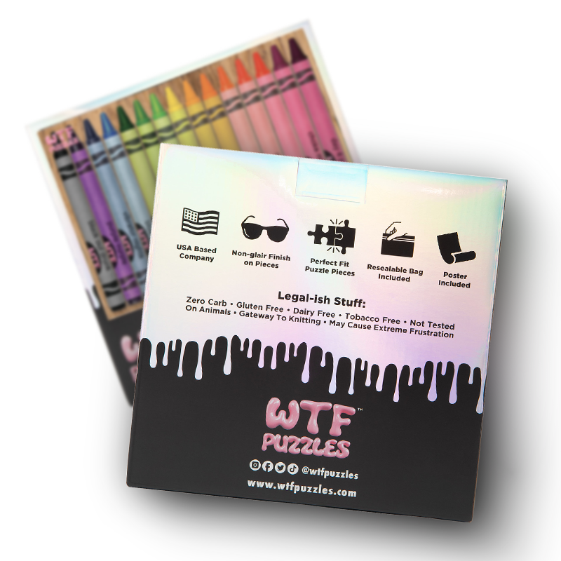 Colonoscopy Crayon 1000 Piece Puzzle