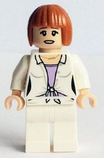 LEGO® Minifigure Claire Dearing - White Shirt Open (jw012)