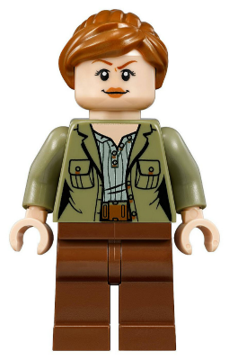 LEGO® Minifigure Claire Dearing - Olive Green Jacket (jw021)