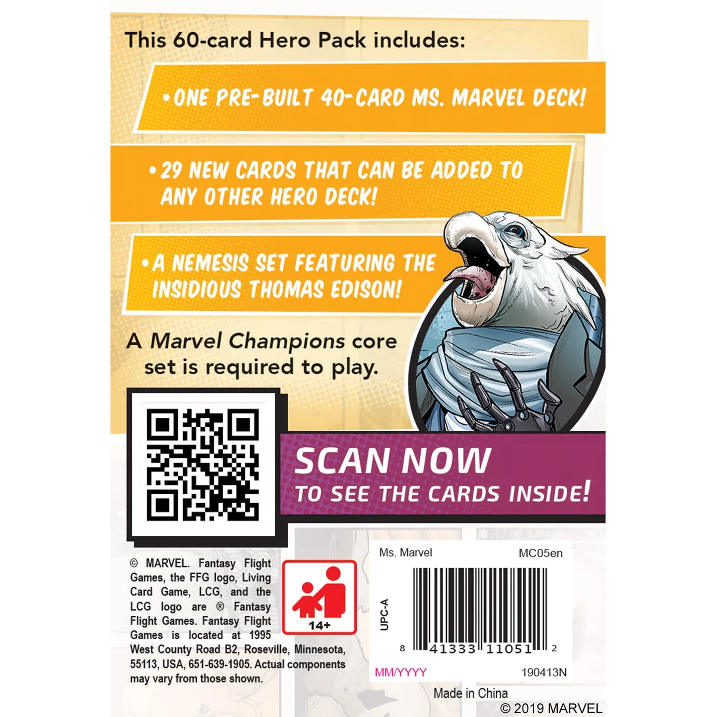 Marvel Champions: The Card Game - Ms. Marvel Hero Pack