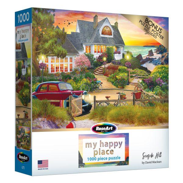 My Happy Place - Seaside Hill - 1000 Piece Jigsaw Puzzle