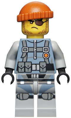 LEGO® Minifigure Shark Army Thug - Small Knee Plates (njo325)