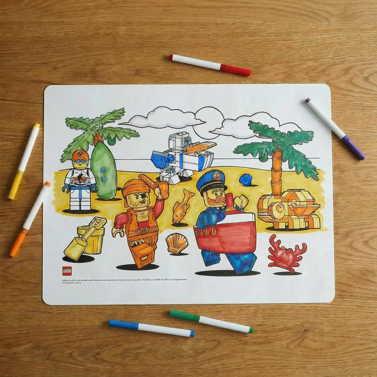 LEGO® Color Me Silicone Mat - Pirate