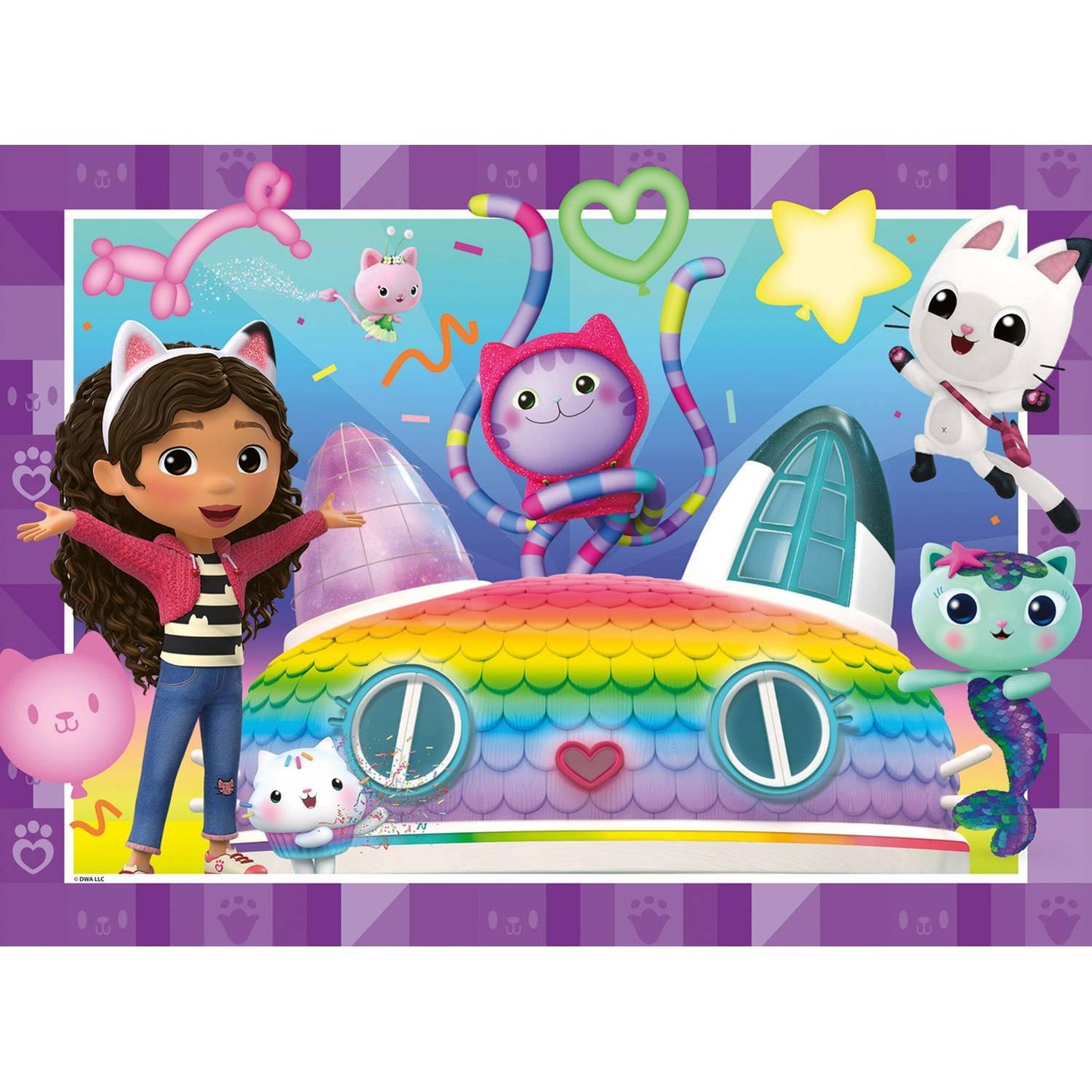 Ravensburger Puzzle 100 Pieces XXL - Gabby’s Dollhouse: Let's party!