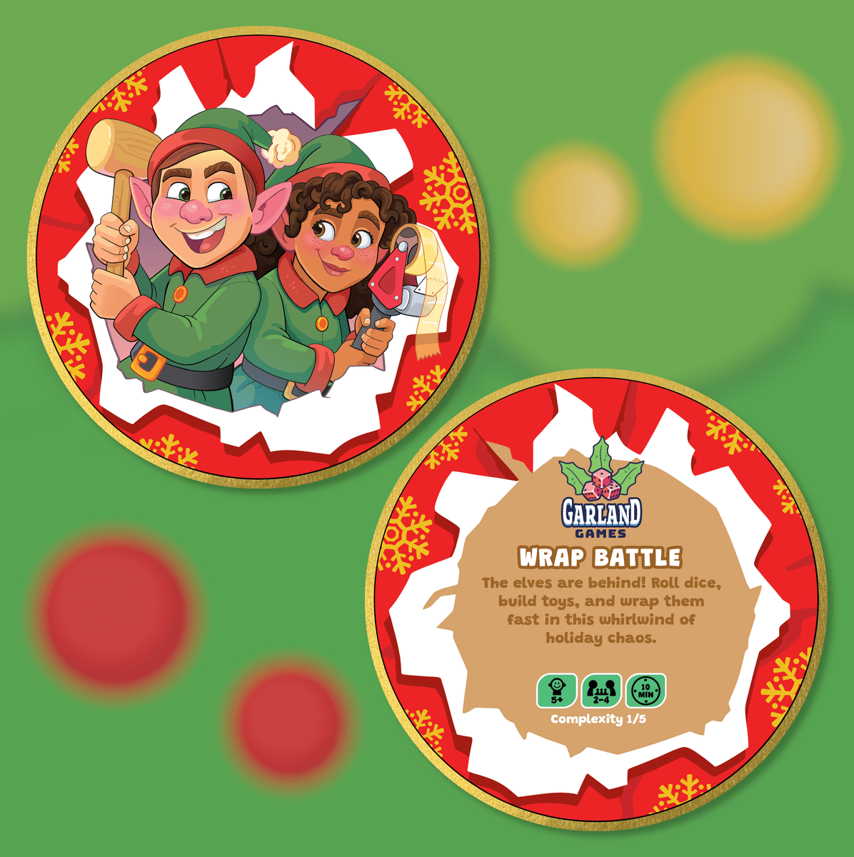 COMING SOON! Christmas Ornament Games: Holiday Mini Games in Hanging Tins (Choose Your Game or the Full Set!)