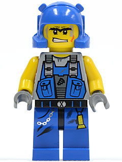 LEGO® Minifigure Power Miner - Orange Scar, Helmet (pm011)