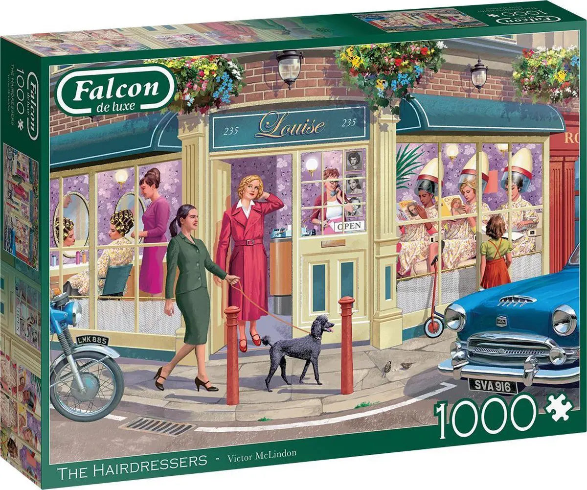 Falcon de Luxe The Hairdresser 1000 Piece Jigsaw Puzzle