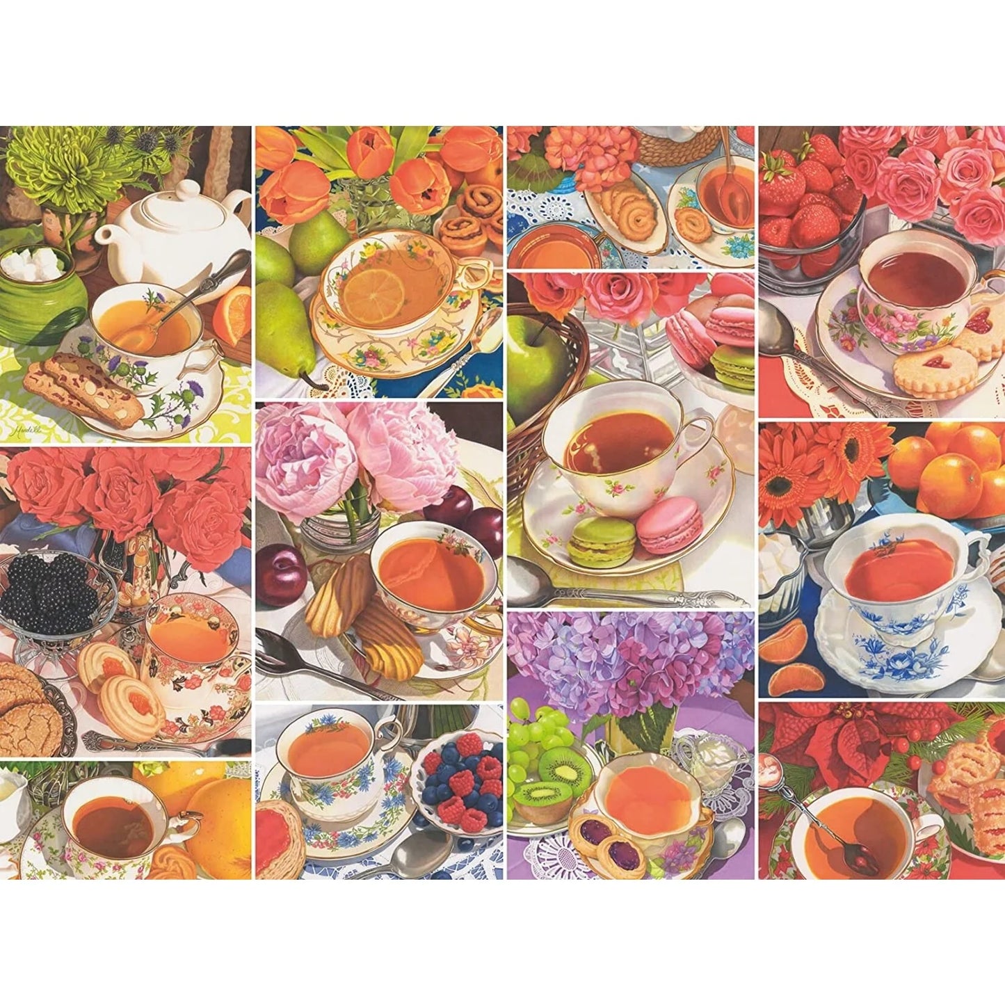 Mardell Schuster: Teatime 750 Piece Large Format Puzzle