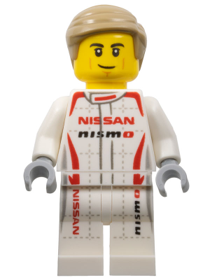 LEGO® Minifigure Nissan GT-R NISMO Driver (sc081) - USED