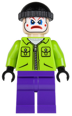 LEGO® Minifigure The Joker's Henchman - Lime Jacket (sh0020)